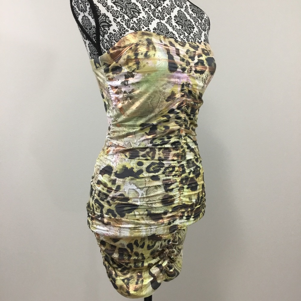 Daytrip Snakeskin & Cheetah Tube Top/Dress M - Picture 5 of 8